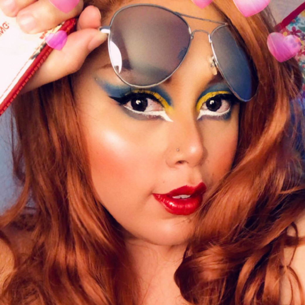 Red Sling Bathing Suit Photo Set